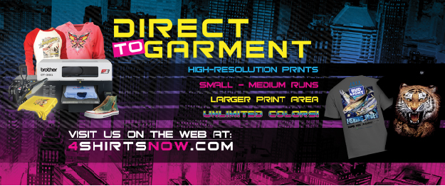 Direct to Garment Printing (DTG)